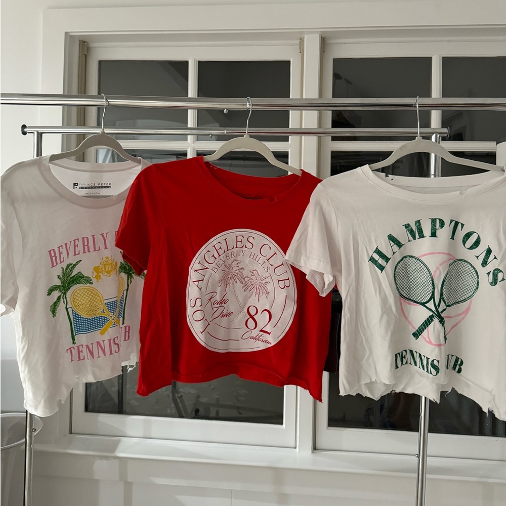 Super cute cotton tees! Fun patterns, comes in different sizes!